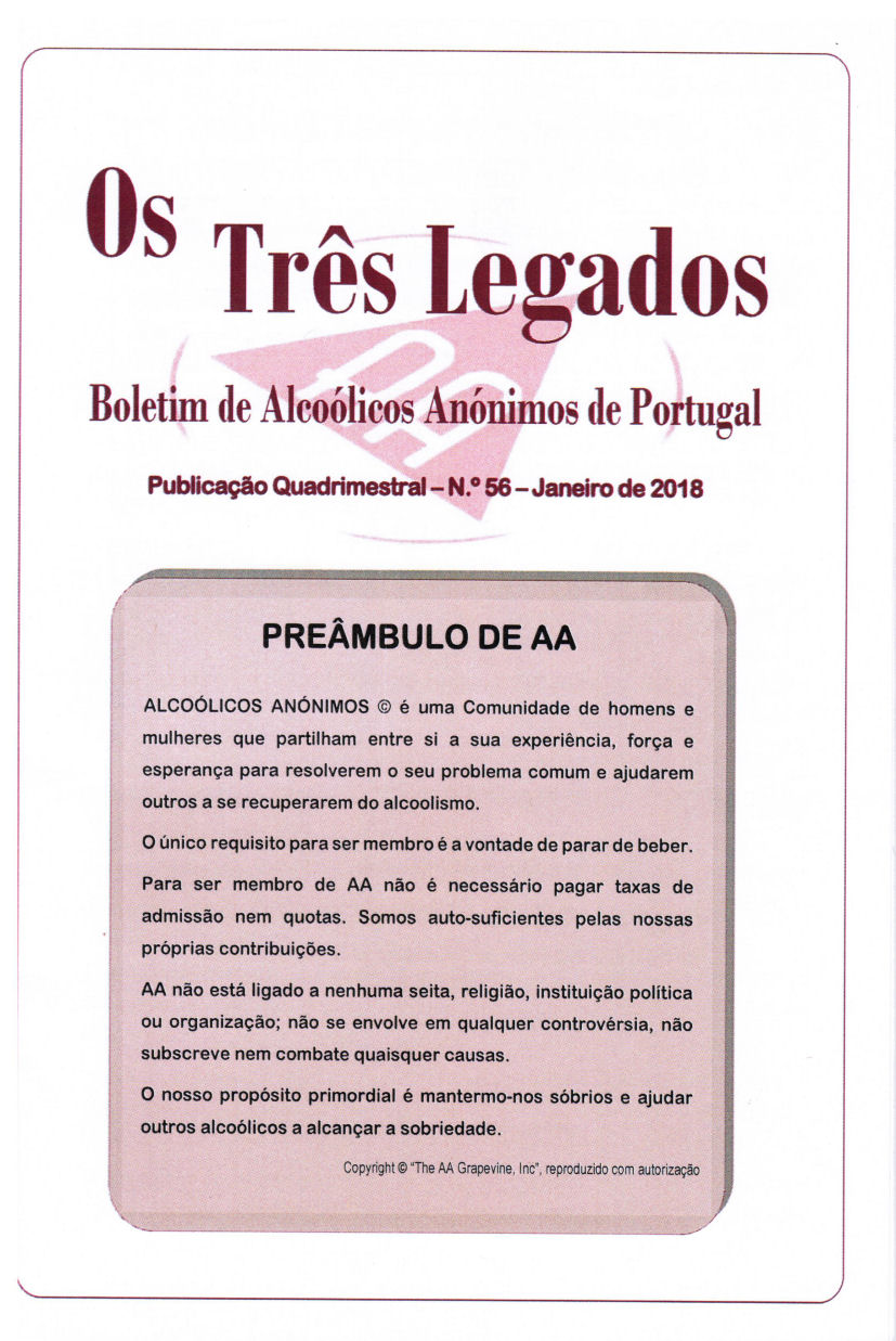 Boletim "Os Três Legados" (avulso)