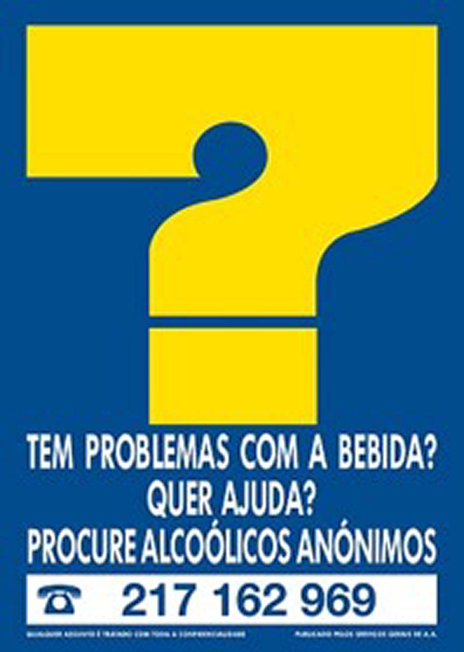 Cartaz "?"